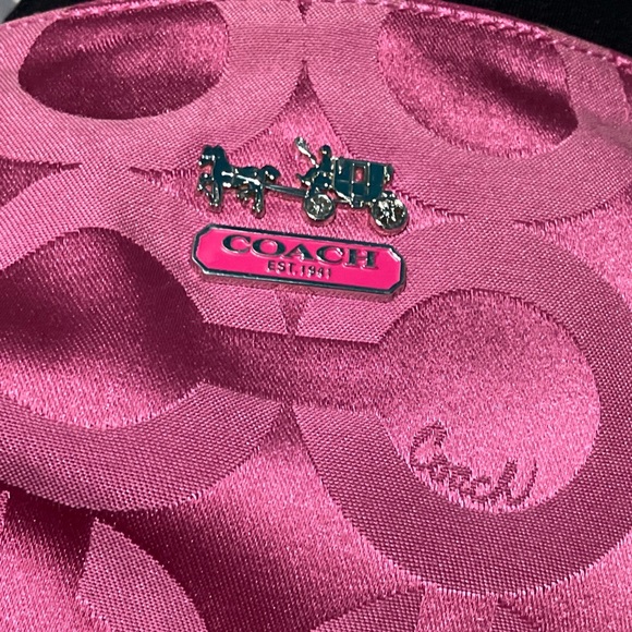 Coach Pink Shoulder Purse - Picture 5 of 16
